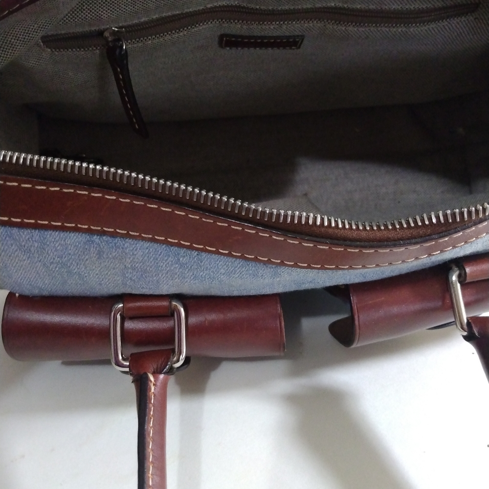 Dooney & Bourke Leather Vintage Satchel Purse - Picture 6 of 14